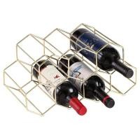 ราคา ที่วางขวดไวน์ ชั้นวางไวน์ วางได้4ขวด เคาน์เตอร์บาร์ Red wine storage rack ชั้นเก็บไวน์ มีพร้อมส่ง (19509254180)