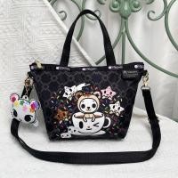 ราคา LeSportsac ญี่ปุ่นกระเป๋าถือไนลอนกันน้ำได้พิมพ์ลายการ์ตูนผู้หญิงL137กระเป๋าทรงสี่เหลี่ยมมีหูหิ้วสะพายไหล่อเนกประสงค์กระเป๋าเอกสารแฟชั่นลำลอง (19793903694)