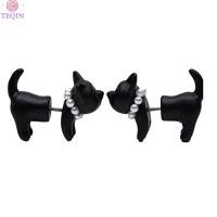 ราคา TEQIN เครื่องประดับรวดเร็วในสต็อกแฟชั่นไม่ซ้ำใครพังก์ผู้หญิงน่ารักเสือดาวแมวต่างหูมุกสีขาวตุ้มหู (20418873799)