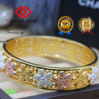 ราคา กำไลสามกษัตริย์ ลายดอกไม้ กำไลข้อมือ เงิน ทอง นาค กำไลมือ กำไลทอง กำไลเงิน กำไลนาค กำไล เสริมดวง เสริมโชคลาภ เรียกทรัพย์ Bracelet (19285876241)