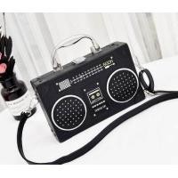 ราคา กระเป๋าสตรีสายโซ่กระเป๋าถือสะพายไหล่หนังสไตล์พียูกล่องวิทยุย้อนยุคมีฝาปิดกระเป๋าคนส่งเอกสารพาดลำตัว (17679216250)