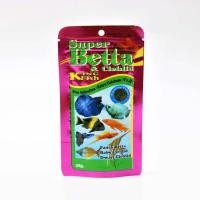 ราคา King Fish Super Betta Cichlid 30g อาหารปลากัด ผสมสาหร่ายสไปรูลิน่า แคลเซียม (17474536344)