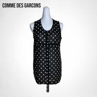 ราคา Comme Des Garcons เสื้อแขนกุดลายจุด (20690158082)