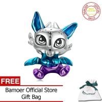 ราคา BAMOER สร้อยข้อมือประดับลูกปัดมังกรเงินแท้925สำหรับผู้หญิงทำเครื่องประดับแฟชั่น SCC2343 (15504146956)
