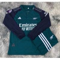 ราคา Arsenal ชุดเด็ก แขนยาว 2024 ชุดกีฬาราคาถูกเหนือผ้า polyester เป็นชุด เสื้อพร้อมกางเกง (21224285011)