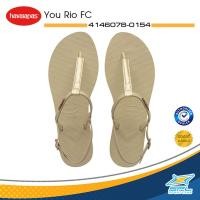 ราคา Havaianas Collection ฮาวายานัส รองเท้าแตะ รองเท้าแตะหูหนีบ รองเท้าแตะผู้หญิง You Rio FC 4146078 0090 0154 0076 1390 (16321043720)