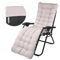 ราคา Sun Lounger Cushion Thick Sun Lounger Cushions Replacement Sunbed Cushion Pad Garden Patio Lounge Cushion Outdoor Reclining Cushionความยาว170ซม (15004406577)