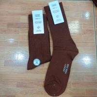 ราคา ถุงเท้านักเรียนหญิงชายยาวครึ่งหน้าแข็งFree sizeแพ็คมี 12 คู่ 6 คู่ (19293606682)