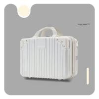 ราคา กระเป๋าเดินทางล้อลาก 18นิ้ว ใบเล็ก ขึ้นเครื่องได้ ล้อเสียงเบา วัสดุABS PC แข็งแรงทนทาน สําหรับผู้หญิงและผู้ชาย luggage (21110176864)