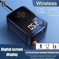 ราคา ปั๊มลม120W สำหรับรถยนต์รถจักรยาน ปั๊มลมแบบมีสาย ไร้สายยางสูบลมยางรถยนต์ไฟฟ้าคอมเพรสเซอร์แบบพกพา (21170712006)