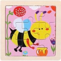 ราคา ของเล่นไม้ เสริมทักษะ จิ๊กซอว์ไม้ แบบขอบสี่เหลี่ยม (9797709577)