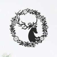 ราคา FudFudAR ฝุด ฝุด อะ ภาพแกะสลักกวาง แบบที่ 9 ภาพกวาง หัวกวาง ภาพติดผนัง ตกแต่งผนัง ภาพมงคล ติดผนัง ตกแต่งห้อง ตกแต่งบ้าน ภาพติดผนังสวยๆ (15645416166)