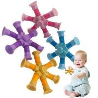 ราคา Sensory Fidget Toys Alien Cartoon Toy LED Flashing Telescopic Tube Toy Interactive Shape Change Tubes Glowing LED Tube For Imaginative Play ordinary (20382494890)