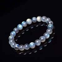 ราคา สร้อยข้อมือมูนสโตนสีน้ำเงินธรรมชาติเครื่องประดับคริสตัลกำไลมูนสโตนสีเทาสไตล์คู่รัก (20273504292)
