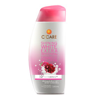 ราคา ซีแคร์ ไชน์นิ่ง ไวท์ เอ็กซ์ตร้า ไวท์เทนนิ่ง ไวตามิน ยูวี บอดี้ โลชั่น 200 มล CCARE SHINING WHITE EXTRA WHITENING VITAMIN UV BODY LOTION 200 ml (13637881217)