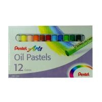 ราคา สีชอล์ก 12 สี ตรา Pentel Oil Pastels PHN 12AS (1178836459)