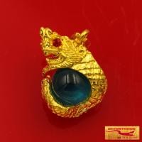 ราคา พระเครื่อง พญานาคคาบแก้วมณี ตาฝังมณีสีแดง เรียกทรัพย์ เสริมโชคลาภ เงินทอง ร่ำรวย หลากสีสัน สีสวยสะดุดตา ชุบทองไมครอน เคลือบแก้ว (11064178824)