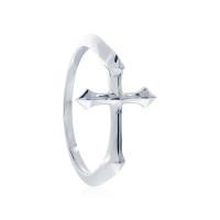 ราคา ake ake the Glory Cross ring Small White แหวนเงินแท้ 925 แกะมือขัดเงาพิเศษ ชุบไวท์โกลด์ ลายไม้กางเขนนี้จึงเปล่งประกายสว่างดังความอิ่มเอิบในพรของพระเจ้ (17167833397)