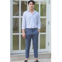ราคา กางเกง ขายาว ทรงเกาหลี 8 ส่วน ผ้าสลาฟ ขาเต่อ ทรงสวย ใส่ทำงาน ใส่เที่ยว ผช ผู้ชาย (18869859908)