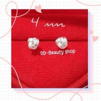 ราคา 1 คู่ ต่างหูเงินแท้ 92 5 ทรงตะกร้อ Minimal earings สำหรับคนแพ้ง่าย ใส่ติดหูได้เลยค่ะ Silver925 ต่างหูตะกร้อ (19214211779)