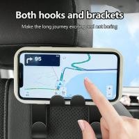 ราคา 1ชิ้นรถตะขอที่ใช้ได้สองแบบรถโทรศัพท์มือถือด้านหน้าและด้านหลังวงเล็บที่นั่งเก็บของที่ซ่อนอยู่ (20147901270)