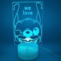 ราคา ไฟห้องนอนไฟ Led แสดงสีต่างๆการตกแต่งห้องน่ารักไฟ USB สำหรับกลางคืน Led 3d สวยงามโคมไฟตั้งโต๊ะโดยรอบสำหรับเพื่อนๆของขวัญวันเกิดวันคริสต์มาสแบบไม่มีไฟฟ้า (21150058430)