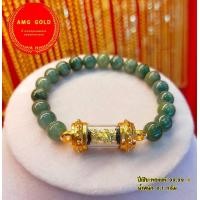 ราคา ข้อมือข้อมือตะกรุดปี่เซี๊ยะทองแท้99 99 หนัก0 1กรัม ข้อมือสายหินมงคล (10332601597)