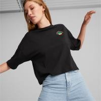 ราคา PUMA PRIME SELECT เสื้อยืดหญิง PUMA Worldwide ลายกราฟิก สีดำ APP 62250401 (19298687190)