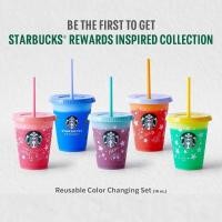 ราคา Starbucks แก้ว Reusable ขนาด 16 ออนซ์ ลายดาว (19451098770)