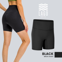 ราคา LAGO Biker Short Black สีดำ กางเกงออกกำลังกาย กางเกงกีฬา ขาสั้น สีดำ (16722900757)