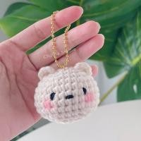 ราคา พวงกุญแจตุ๊กตาน้องหมี ตุ๊กตาถักไหมพรมโครเชต์ (20241354370)