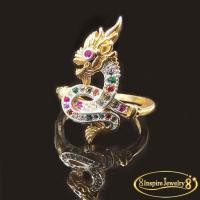 ราคา Inspire Jewelry แหวนพญานาค ตัวเรือน ทอง24K พญานาคนพเก้า พรเก้าประการ นำโชค เสริมดวง งานจิวเวลลี่ พร้อมถุงกำมะหยี่หรู (11359092472)