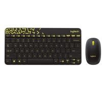 ราคา Logitech Keyboard Mouse CORDLESS DT MK240 BK NANO แป้นภาษาไทย อังกฤษ (16381340536)