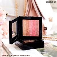 ราคา SIVANNA COLORS SHINING STAR SHIMMER BRICK HF302 ซิเวนน่า ชิมเมอร์บริค บลัชออนฉ่ำวาว (9689900923)