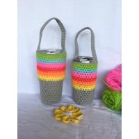ราคา กระเป๋าใส่แก้วเยติ สีรุ้ง 30oz 20 oz กระเป๋าถักไหมพรม แฮนด์เมด (19219438540)