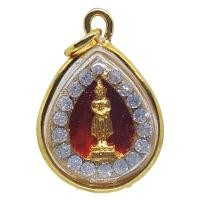 ราคา ใหม่ มาแรง ตรงปก ส่งไว เชิญบูชา จี้พระประจำวันเกิด วันอาทิตย์ ปางถวายเนตร สีทองล้อมเพชร เลี่ยมกรอบทอง By ONTIME24 (2079532291)