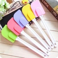 ราคา ไม้พายซิลิโคน ด้ามขาว มีให้เลือก 6 สี สีม่วง สีฟ้า สีชมพู สีแดง สีส้ม สีเหลือง 23ซม (17658251987)