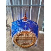 ราคา ผ้าคลุมสี่ชายนกเขาใหญ่ พร้อมลูกตุ้ม ขนาด 16 นิ้ว และ 19 นิ้ว (18825636823)