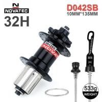 ราคา NOVATEC MTB ฮับ32หลุม D041SB D042SB หน้า100มม ด้านหลัง135มม สีดำ HG มาตรฐาน QR CUBE จักรยานเสือภูเขาฮับ8 9 10 11 12ความเร็ว (21170988830)