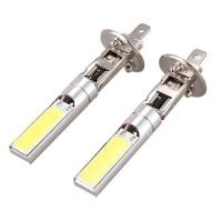 ราคา 2X H1 Xenon White 6000K 7 5W COB LED SMD DRL Driving Fog Beam Head Light Bulb (9646707602)