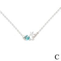 ราคา สร้อยคอรูปดาวเคราะห์สำหรับผู้หญิงรุ่น MODE Korea ที่เปล่งประกายสง่างาม O0N2 (19701612765)