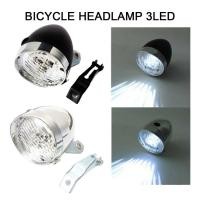 ราคา ไฟหน้าจักรยาน3LED จักรยานวินเทจไฟหน้าจักรยานชุดไฟจักรยาน LED จักรยานไฟหน้าอุปกรณ์ยึด Silver (8888065035)