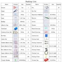 ราคา 184PCS Set Outdoor Waterproof First Aid Kit Red EVA Bag For Family Or Travel Car Office Emergency Medical Treatment Survival Kit (19855051546)