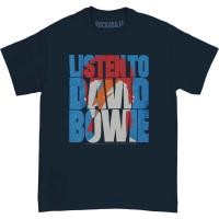 ราคา Hot sale David Bowie Band T Shirt Listen To Bowie Official Merchandise T Shirt Adult T Shirt Adult clothes (20312733688)