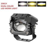 ราคา ไฟสปอร์ตไลท์ led แสงสูงและแสงน้อย 60W 2สี ขาว เหลือง สปอร์ตไลท์ led มอเตอร์ไซค์ ไฟหน้า led มอเตอร์ไซค์ สปอร์ตไลท์ มอเตอร์ไซค์ (21210516665)