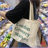 ราคา Boloni กระเป๋า ผ้าแคนวาสแฟชั่นสไตล์ เกาหลี สกรีน อักษร canvas bag (14159950365)