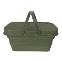 ราคา ตะกร้าปิคนิคแบบพับเก็บได้ ฝาสามารถตั้งเป็นโต๊ะได้ ตะกร้าปิคนิค กล่องปิคนิคอเนกประสงค์ จัดเก็บได้สะดวก (21172958567)