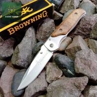 ราคา Browning บราวนิ่ง มีดพับเล็ก ใบเงา ด้ามไม้เนื้ออ่อน ระบบล็อคแบบเฟรมล็อค Frame Lock มีดพับ ใบ 3 นิ้ว ด้ามไม้แท้ ระบบล็อค Frame Lock ใบเงา มีดพับเดินป่า ทำครัว พกใช้งาน ดีไซน์สวยงาม ทำครัว ตั้งแคมป์ สวย
