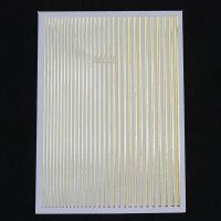 ราคา BORN PRETTY 3D สติ๊กเกอร์ติดเล็บ French Tips Stripe Decals Line Geometric Transfer Sticker Self Adhesive Manicure Nail Decoration (15586776405)