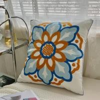 ราคา Luxury Bohemian Floral Embroidery Cotton Pillowcase Ethnic Geometry Patterns Sofa Cushion Cover Boho Decor Home Pillows Pillow Case For Living room (20015504207)